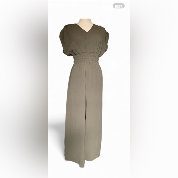 Calvin Klein Olive Green Romper Size 4 - Picture 1 of 10